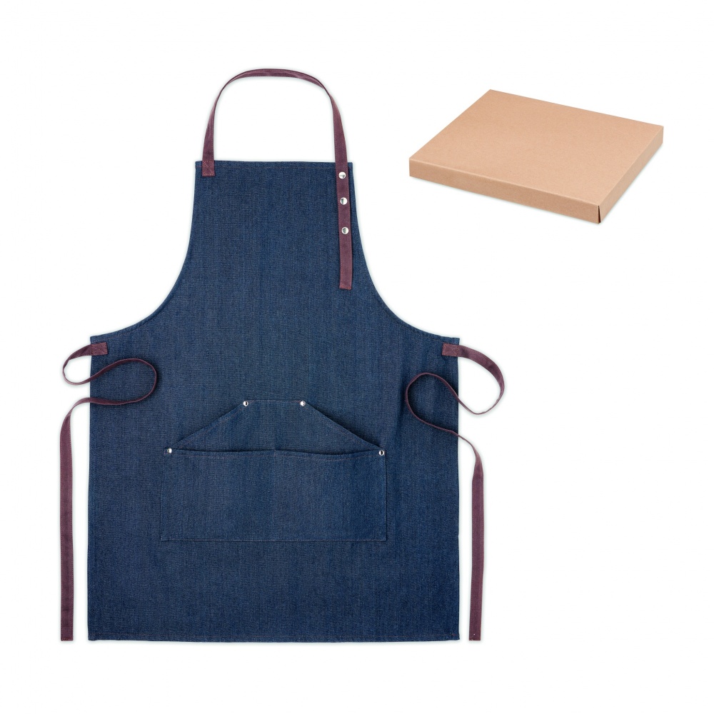 Logo trade promotional gifts image of: Denim apron 240 gr/m²