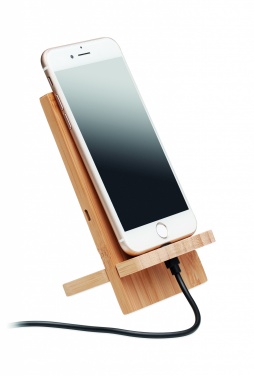 Logo trade promotional gifts picture of: Wireless charger stand 10W