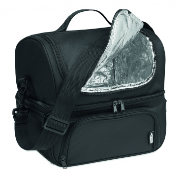 Logo trade promotional giveaway photo of: Cooler bag in 600D RPET