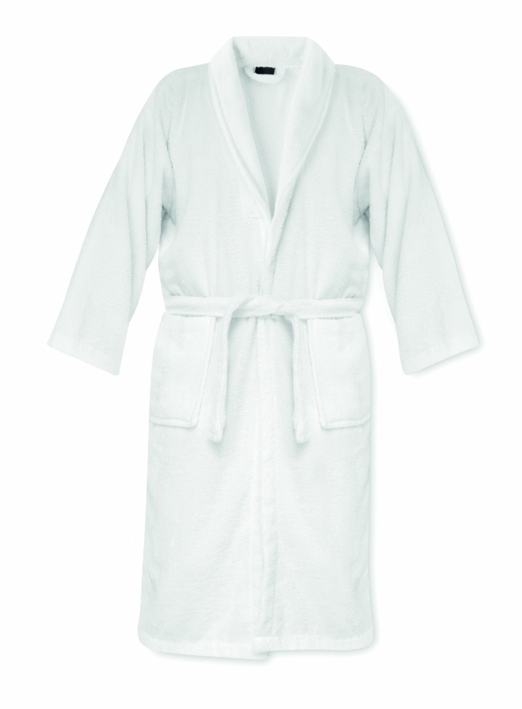 Logo trade corporate gifts picture of: Bathrobe organic cotton XL/XXL