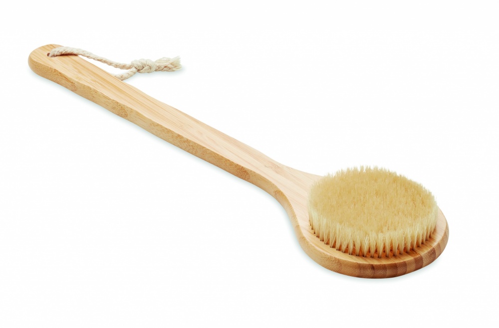 Logo trade promotional merchandise picture of: Bamboo bath brush