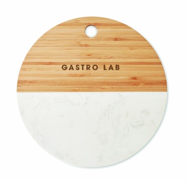 Logo trade advertising products image of: Marble/ bamboo serving board