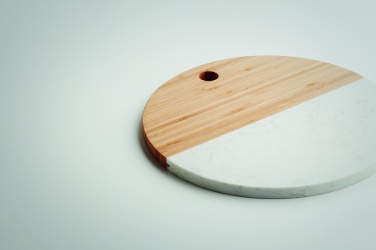 Logo trade advertising product photo of: Marble/ bamboo serving board