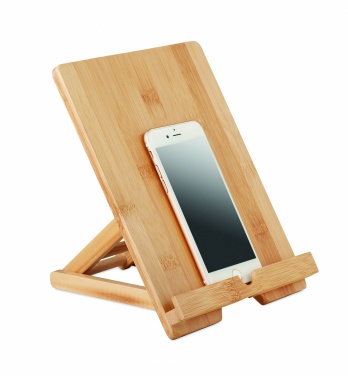 Logo trade promotional gifts image of: Bamboo tablet stand TUANUI