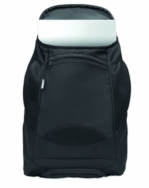 Logo trade promotional giveaways picture of: 600D RPET sports rucksack