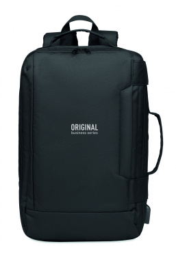 Logotrade promotional item picture of: Laptop backpack in 300D RPET