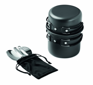 Logotrade corporate gift image of: 2 camping pots with cutlery