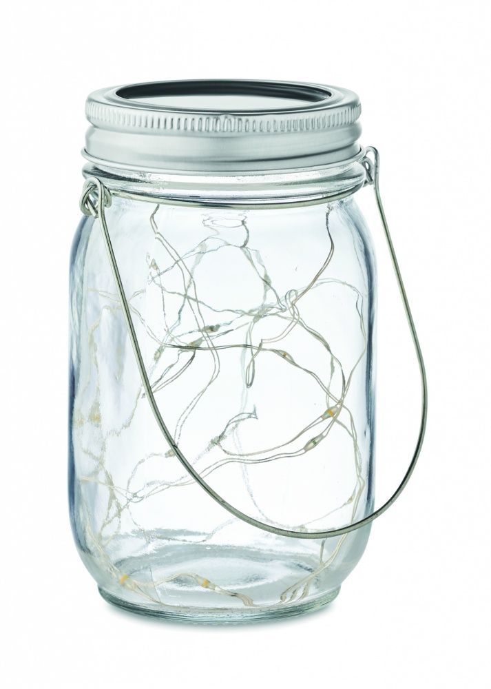 Logotrade promotional giveaway picture of: Solar mason jar outdoor lamp