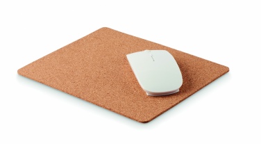 Logo trade business gifts image of: Cork mouse mat