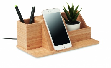 Logo trade business gift photo of: Desktop wireless charger  10W