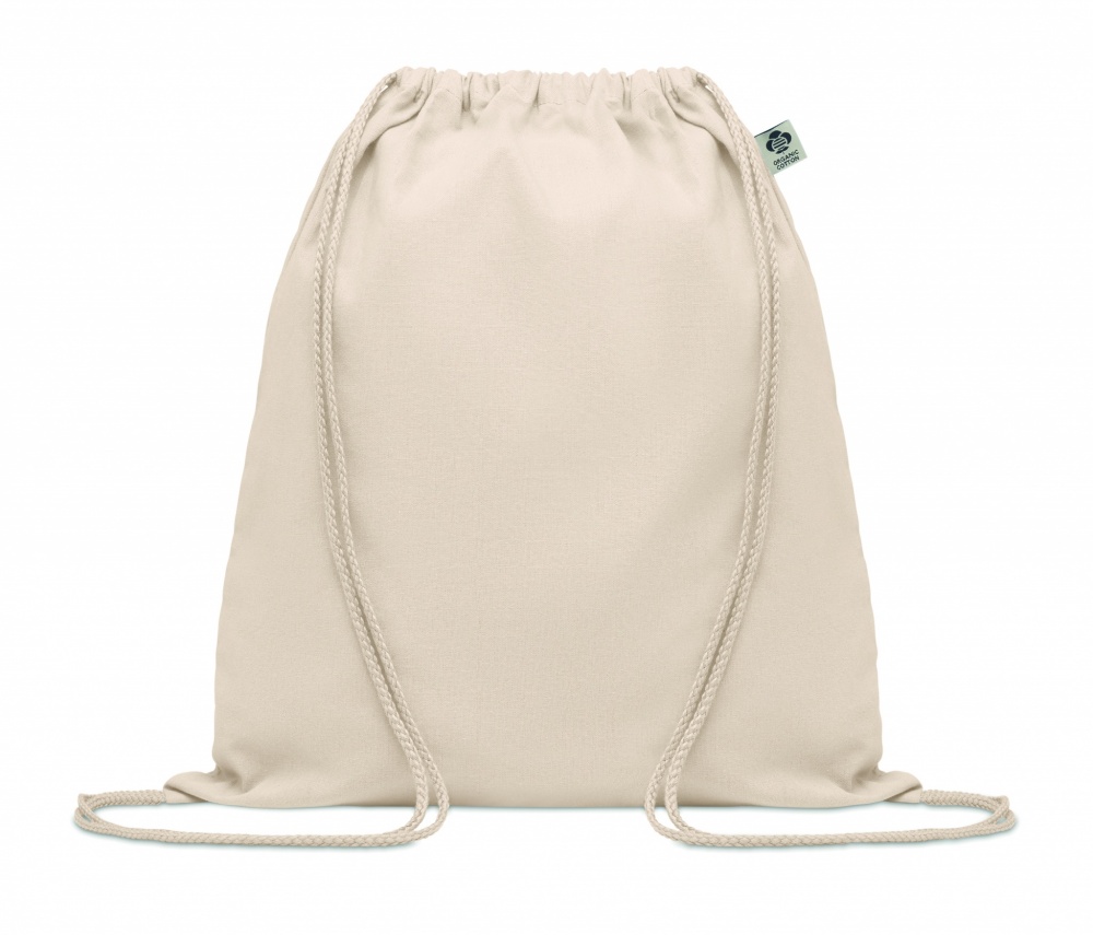 Logotrade promotional items photo of: Organic cotton drawstring bag