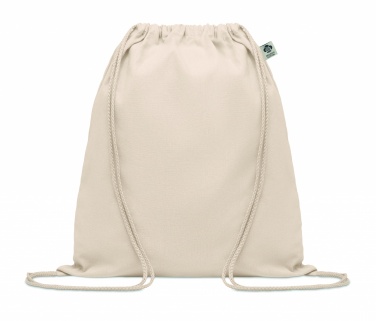 Logotrade promotional giveaway image of: Organic cotton drawstring bag