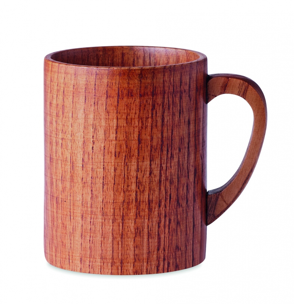 Logotrade promotional gift image of: Oak wooden mug 280 ml