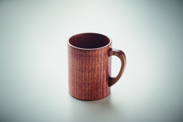 Logo trade promotional merchandise picture of: Oak wooden mug 280 ml