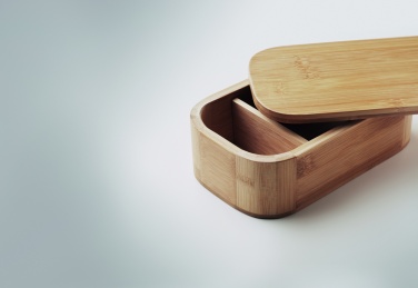 Logo trade promotional gifts picture of: Bamboo lunch box 650ml