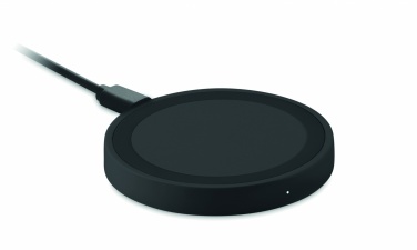 Logo trade business gifts image of: Small wireless charger 15W