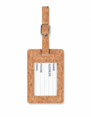 Logotrade business gift image of: Cork luggage tag