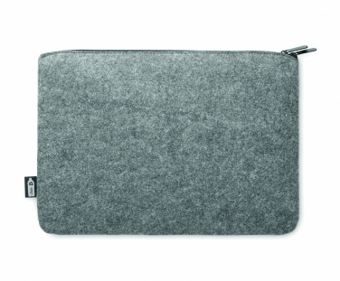 Logo trade promotional products image of: RPET felt zipped laptop bag