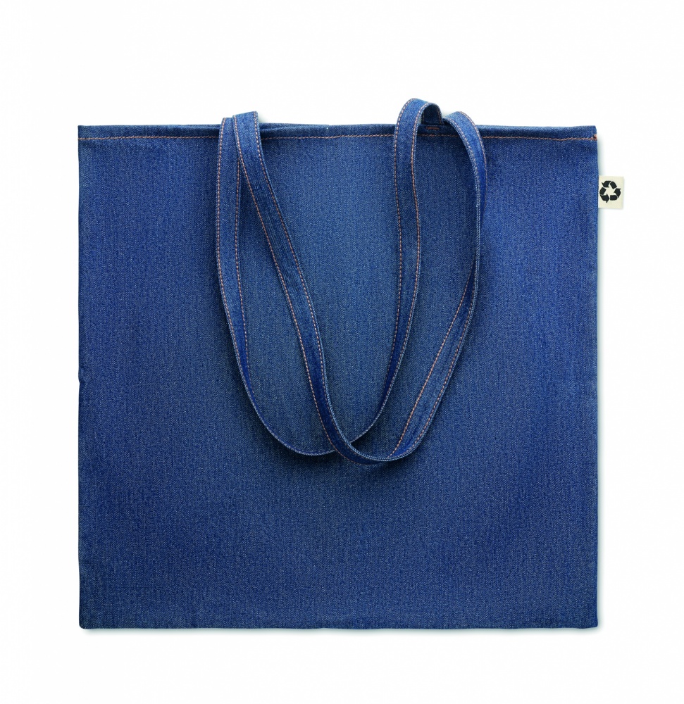 Logotrade advertising product image of: Recycled denim shopping bag