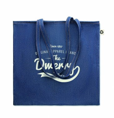 Logo trade promotional merchandise picture of: Recycled denim shopping bag