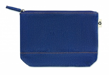 Logotrade promotional product picture of: Recycled denim cosmetic pouch