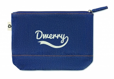 Logotrade corporate gifts photo of: Recycled denim cosmetic pouch