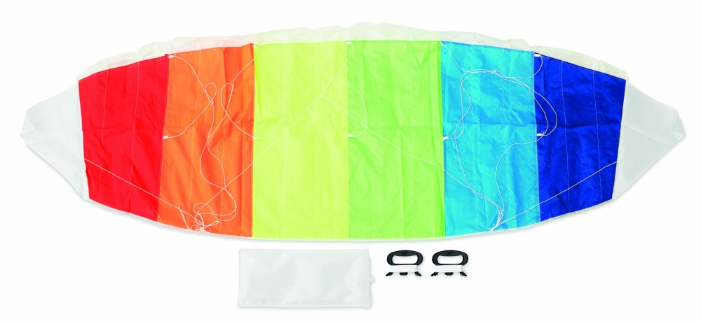 Logo trade corporate gift photo of: Rainbow design kite in pouch