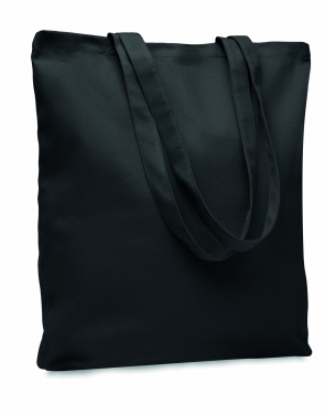 Logo trade promotional giveaways picture of: 270 gr/m² Canvas shopping bag