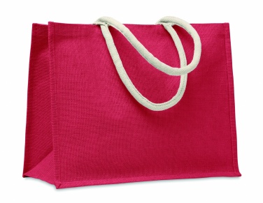 Logo trade corporate gifts picture of: Jute bag with cotton handle