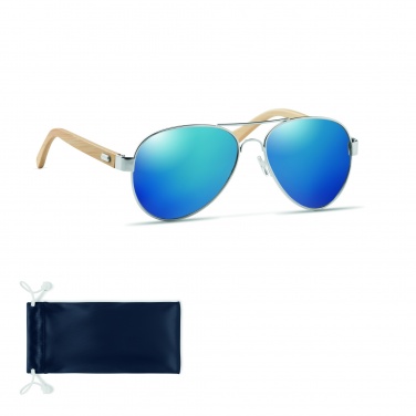 Logotrade corporate gift picture of: Bamboo sunglasses in pouch TARTU