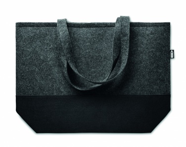 Logo trade corporate gift photo of: RPET felt shopping bag