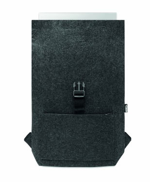 Logo trade promotional products image of: RPET felt backpack