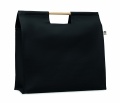 Organic shopping canvas bag, Black