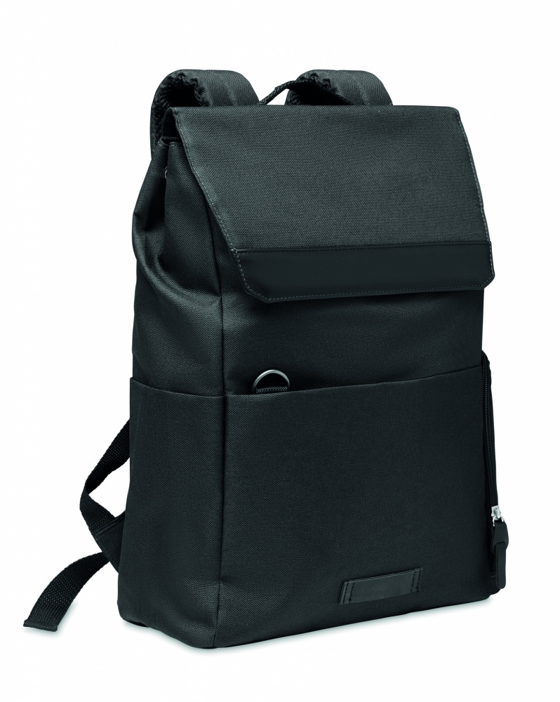 Logo trade promotional products image of: 600D RPET laptop backpack