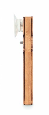 Logo trade promotional giveaways picture of: Bamboo weather station HISA