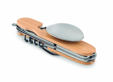 Logo trade promotional merchandise photo of: Multifunction cutlery set