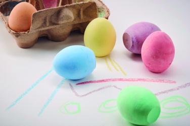 Logotrade business gift image of: 6 chalk eggs in box