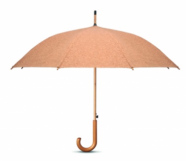 Logo trade promotional merchandise image of: 25 inch cork umbrella