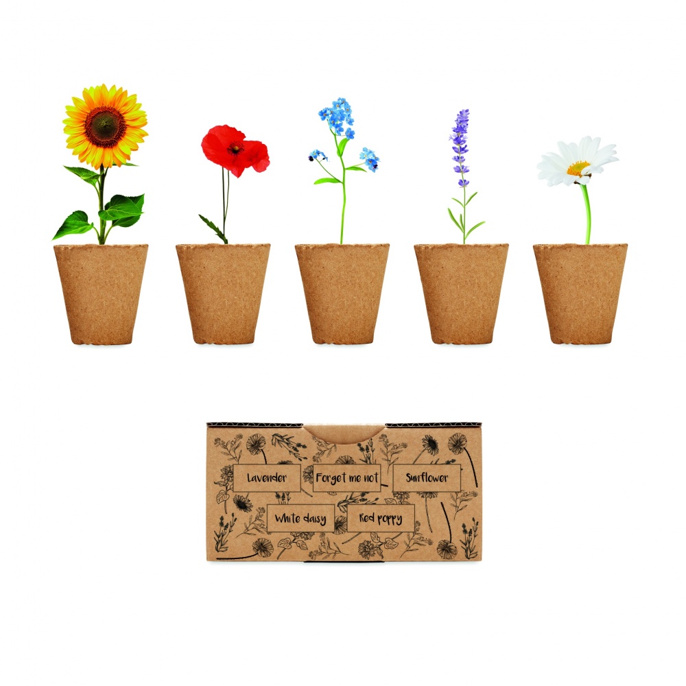 Logotrade promotional item picture of: Flowers growing kit