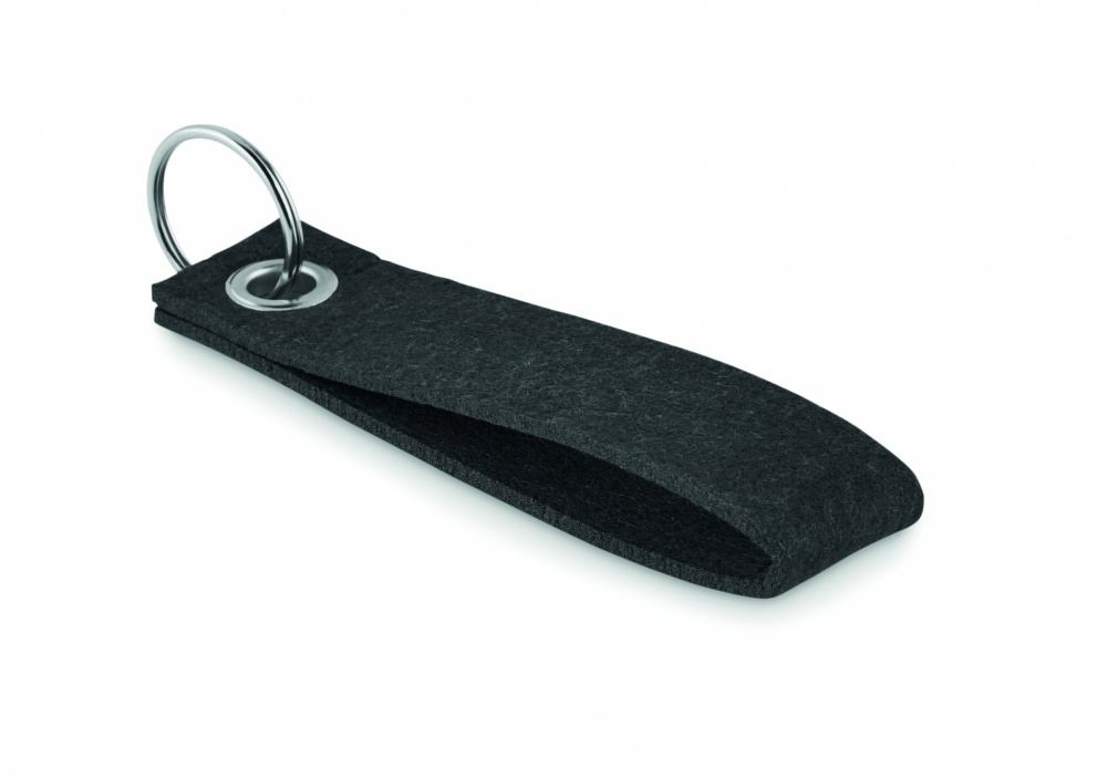 Logotrade corporate gift image of: RPET felt key ring Hämeenlinna