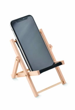 Logo trade promotional item photo of: Deckchair-shaped phone stand