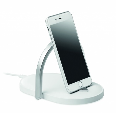 Logo trade promotional merchandise picture of: Light and wireless charger 10W