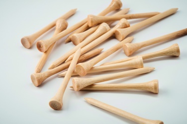 Logo trade advertising products picture of: 20 bamboo golf tees set