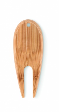 Logo trade promotional merchandise image of: Bamboo golf divot tool