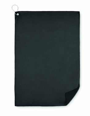 Logotrade promotional products photo of: RPET golf towel with hook clip