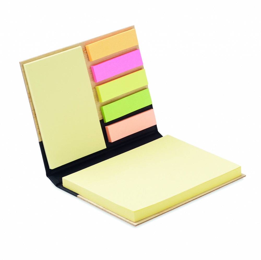 Logotrade promotional merchandise photo of: Bamboo sticky note memo pad