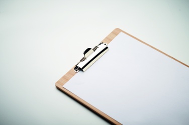 Logo trade promotional gift photo of: A4 bamboo clipboard