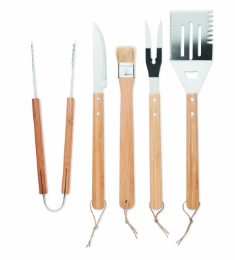 Logo trade corporate gift photo of: 5 Barbecue tools in pouch