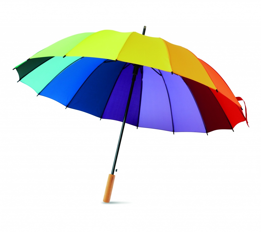 Logo trade advertising products picture of: 27 inch rainbow umbrella