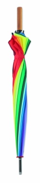 Logo trade promotional products image of: 27 inch rainbow umbrella